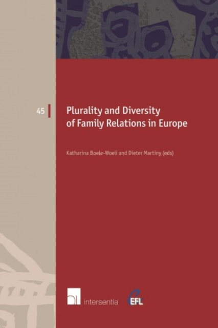 Plurality and Diversity of Family Relations in Europe, Paperback / softback Book
