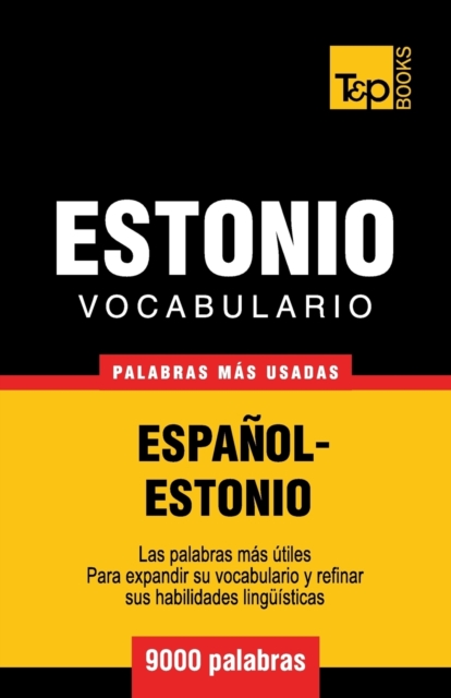 Vocabulario espa?ol-estonio - 9000 palabras m?s usadas, Paperback / softback Book