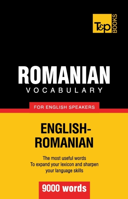 Romanian vocabulary for English speakers - 9000 words, Paperback / softback Book