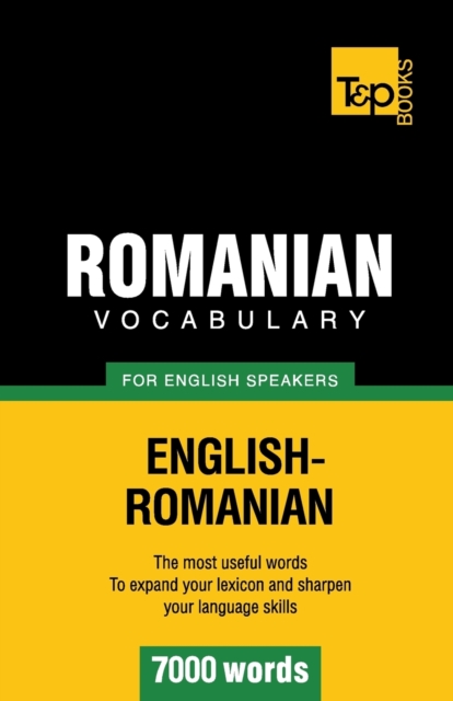 Romanian vocabulary for English speakers - 7000 words, Paperback / softback Book