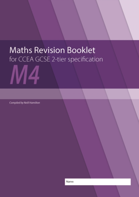 Maths Revision Booklet M4 for CCEA GCSE 2-tier Specification, Paperback / softback Book