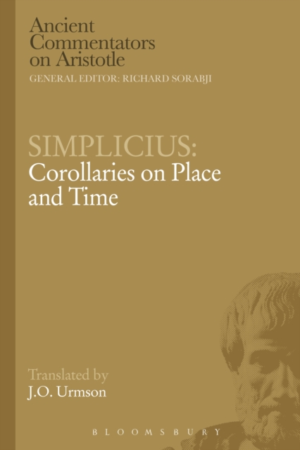 Simplicius: Corollaries on Place and Time, PDF eBook