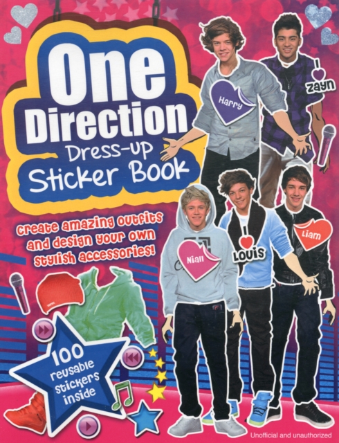 One Direction: Dress-Up Sticker Book, Paperback / softback Book