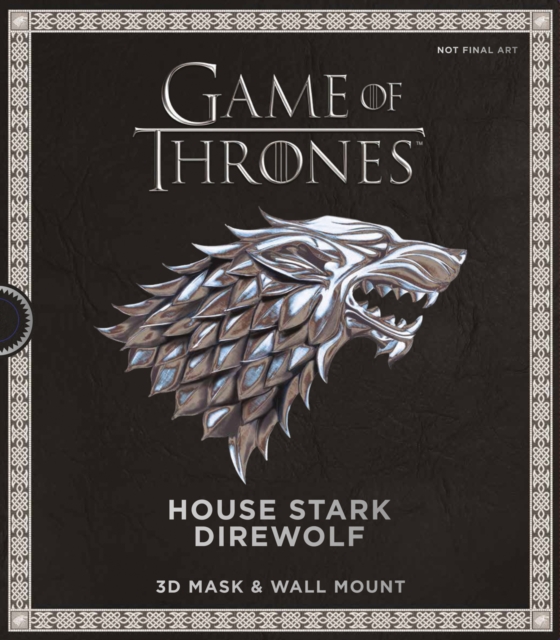 Game of Thrones Mask: House Stark Direwolf, Multiple-component retail product Book