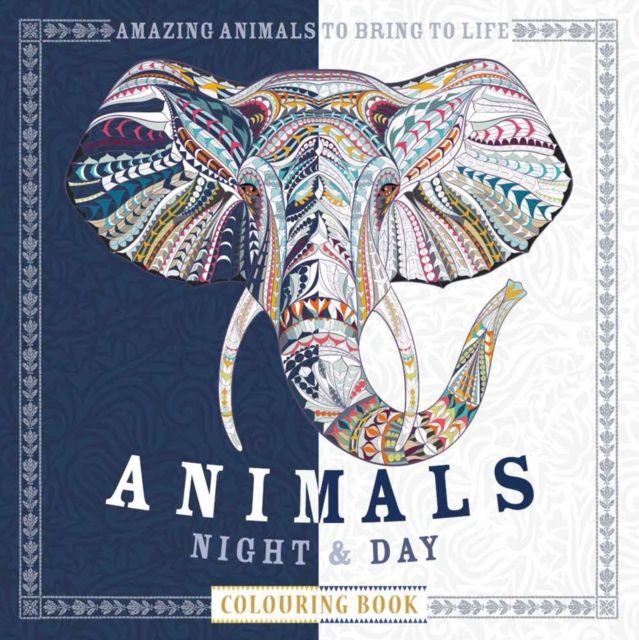 Animals Night & Day Colouring Book, Paperback Book