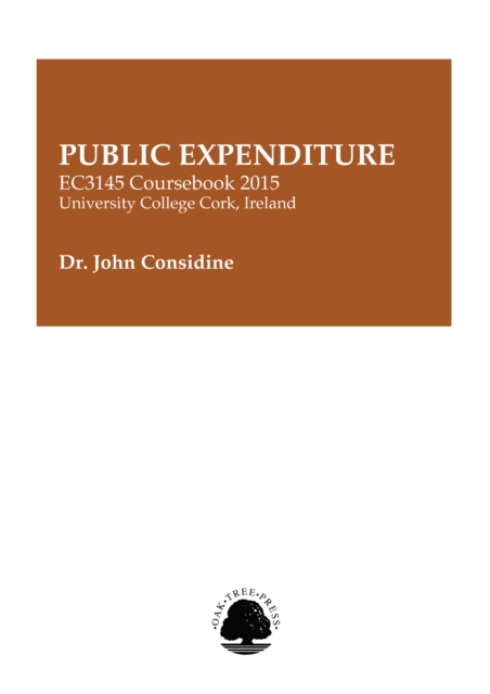 Public Expenditure EC3145 Coursebook 2015, PDF eBook