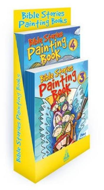 Bible Stories Painting Books 3 & 4, Counterpack - filled Book