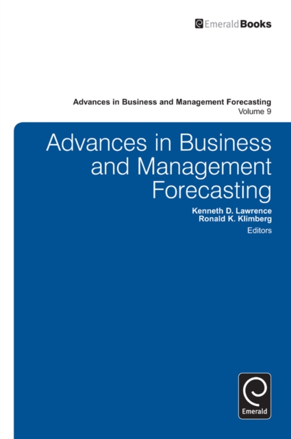 Advances in Business and Management Forecasting, Hardback Book