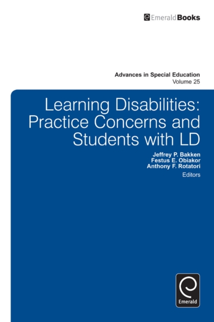 Learning Disabilities : Practice Concerns and Students with LD, Hardback Book