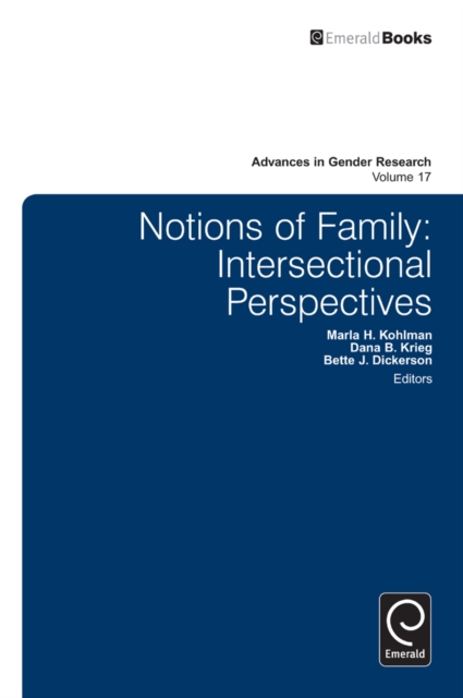 Notions of Family : Intersectional Perspectives, Hardback Book