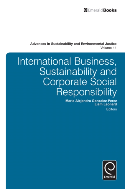International Business, Sustainability and Corporate Social Responsibility, Hardback Book