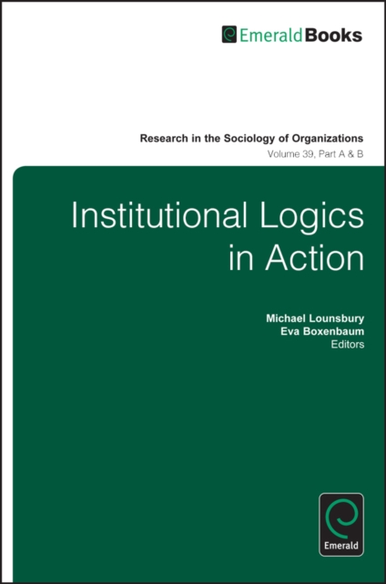 Institutional Logics in Action, Multiple-component retail product Book