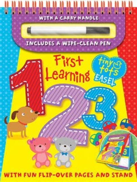Tiny Tots First Learning 1,2,3, Spiral bound Book