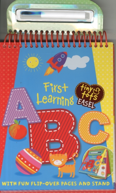Tiny Tots First Learning a,b,c, Spiral bound Book