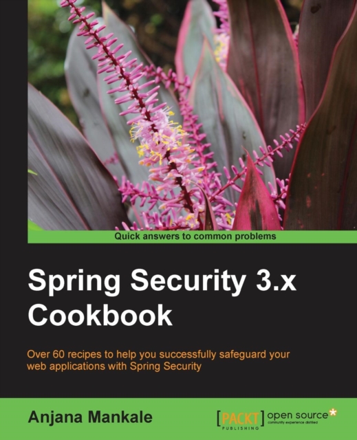 Spring Security 3.x Cookbook, Electronic book text Book