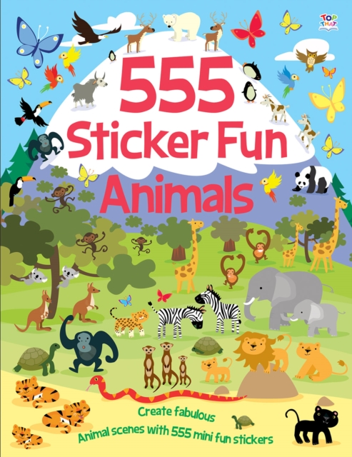 555 Sticker Fun  Animals, Paperback / softback Book