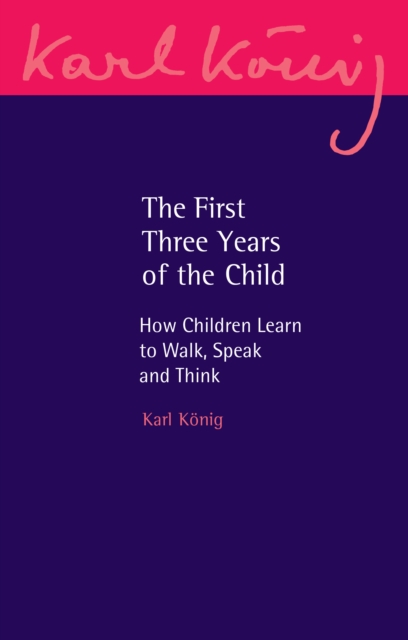 The First Three Years of the Child : How Children Learn to Walk, Speak and Think, EPUB eBook