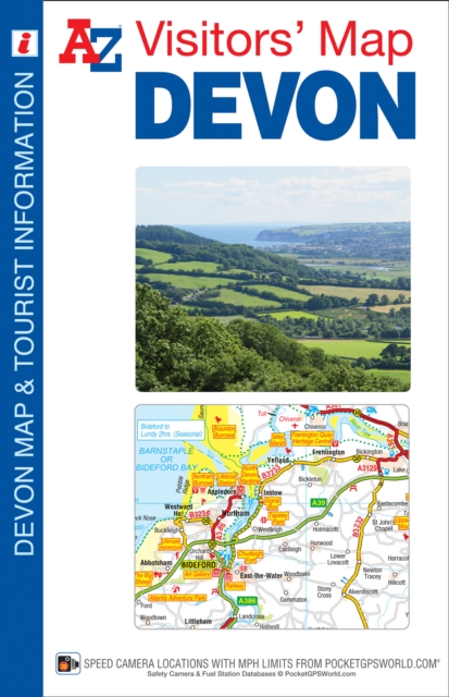 Devon Visitors Map, Sheet map, folded Book