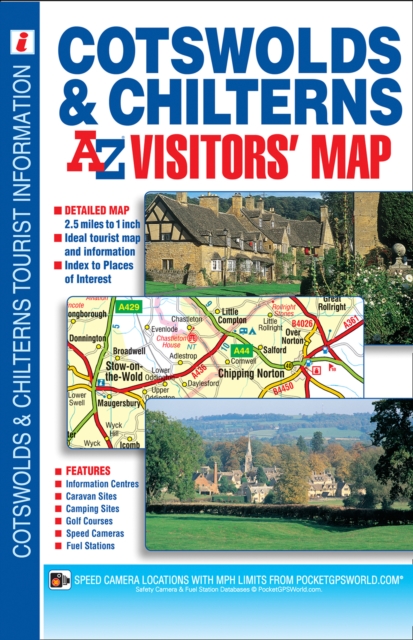 Cotswolds and Chilterns A-Z Visitors' Map, Sheet map, folded Book