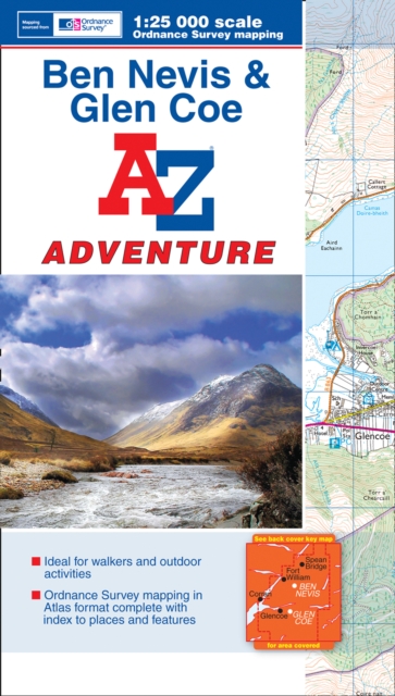 Ben Navis & Glen Coe Adventure Atlas, Paperback / softback Book