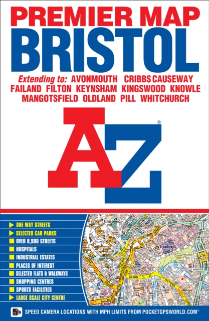 Bristol A-Z Premier Map, Sheet map, folded Book