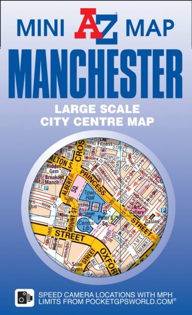 Manchester Mini Map, Sheet map, folded Book