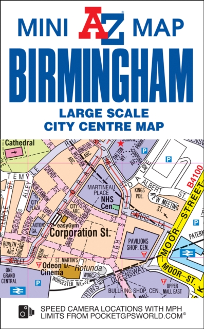 Birmingham Mini Map, Sheet map, folded Book