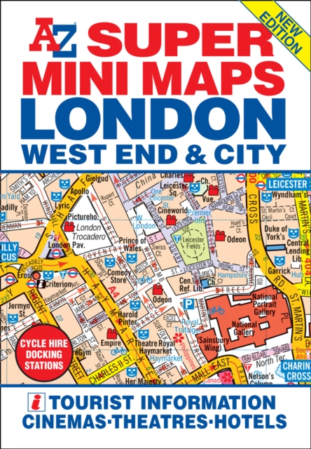 London Super Mini Maps, Sheet map, folded Book