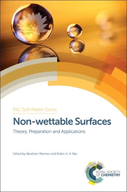 Non-wettable Surfaces : Theory, Preparation and Applications, Hardback Book