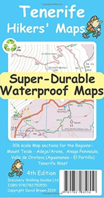 Tenerife Hikers Maps, Sheet map, folded Book