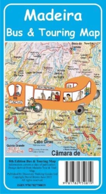 Madeira Bus and Touring Map, Sheet map Book