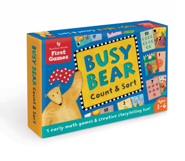 Busy Bear Count & Sort Game, Hardback Book