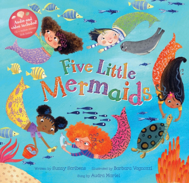 Five Little Mermaids, Hardback Book