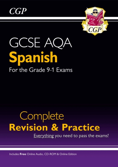 GCSE Spanish AQA Complete Revision & Practice: inc Online Edition & Audio (For exams in 2024 & 2025), Multiple-component retail product, part(s) enclose Book