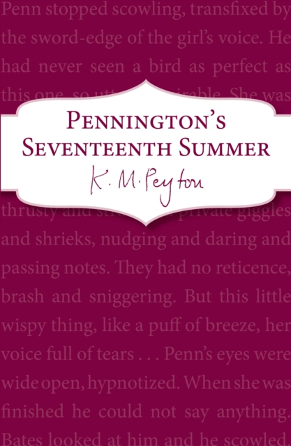 Pennington's Seventeenth Summer : Book 1, Paperback / softback Book