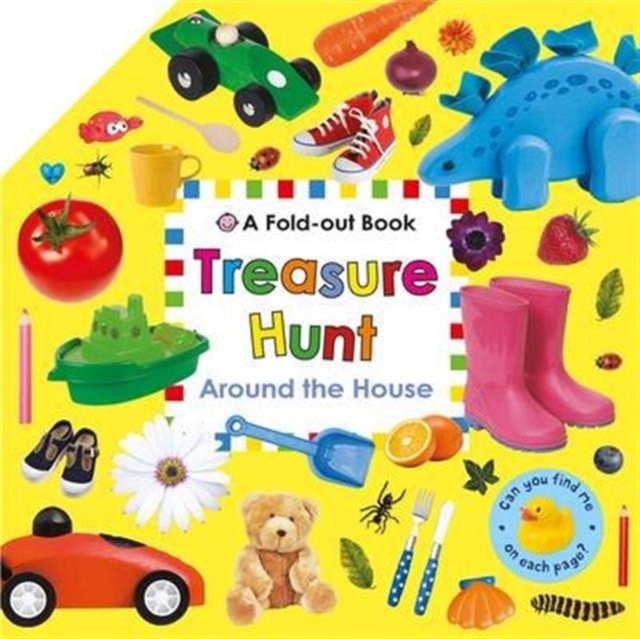 Around the House : Fold out Treasure Hunts, Hardback Book