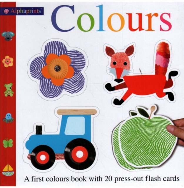 Alphaprint Colours Flashcard Book, Hardback Book