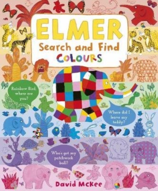 Elmer Search and Find Colours, Board book Book