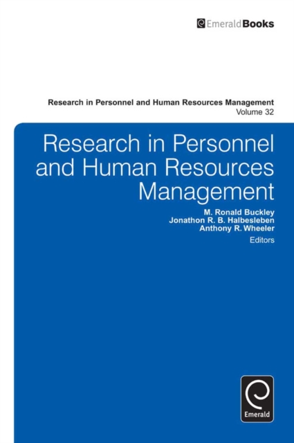 Research in Personnel and Human Resources Management, Hardback Book