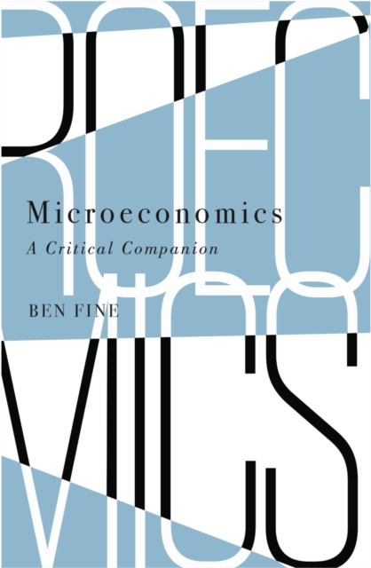 Microeconomics : A Critical Companion, PDF eBook