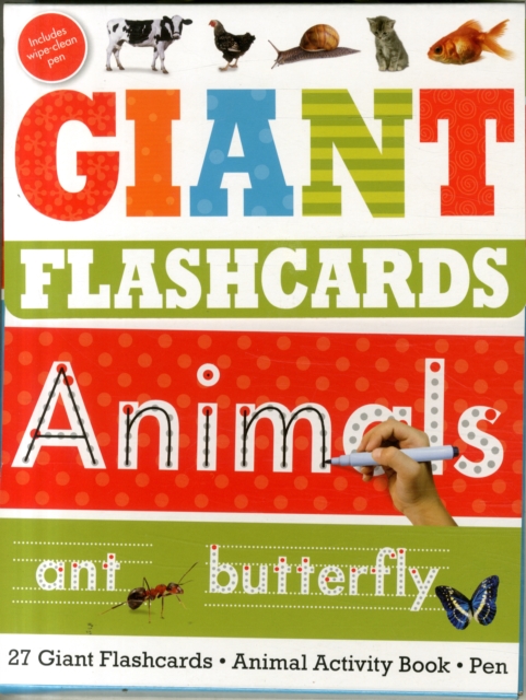 Giant Flashcards Animals, Cards Book