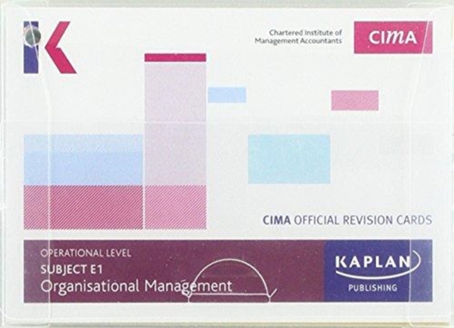 E1 ORGANISATIONAL MANAGEMENT - REVISION CARDS, Paperback / softback Book