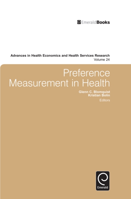 Preference Measurement in Health, Hardback Book