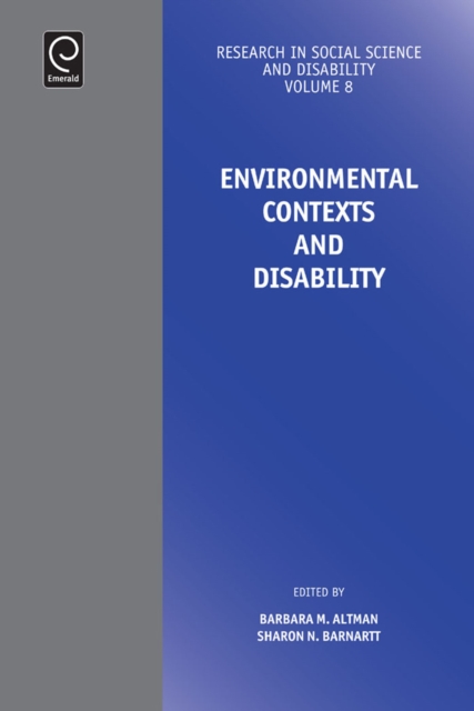 Environmental Contexts and Disability, Hardback Book