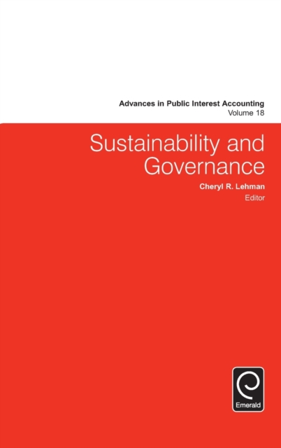 Sustainability and Governance, Hardback Book