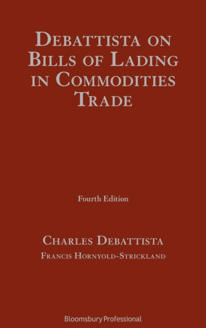 Debattista on Bills of Lading in Commodities Trade, EPUB eBook
