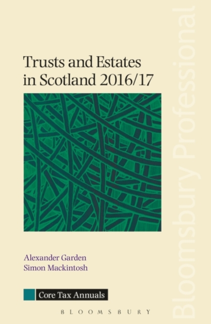 Trusts and Estates in Scotland 2016/17, Paperback Book