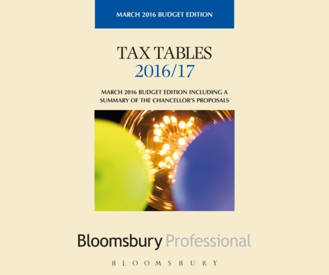 Tax Tables 2016/17, Paperback Book