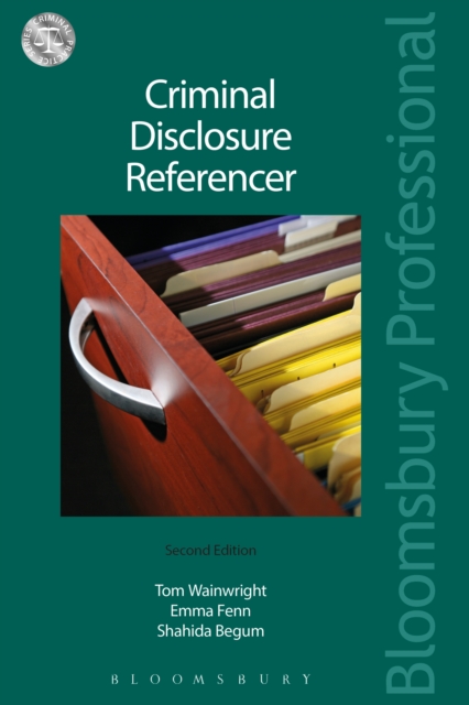 Criminal Disclosure Referencer, EPUB eBook