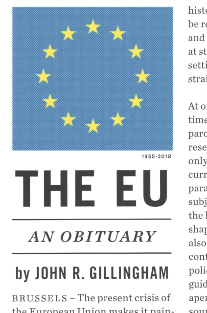 The EU : An Obituary, EPUB eBook